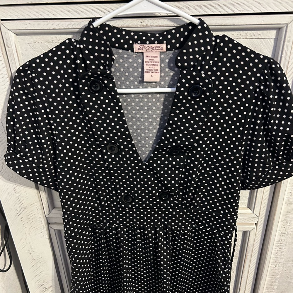 Six degrees polka dot top
